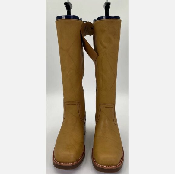 FRYE and Co. Campus Style PU leather 14L Banana Boots 9 - Picture 3 of 10